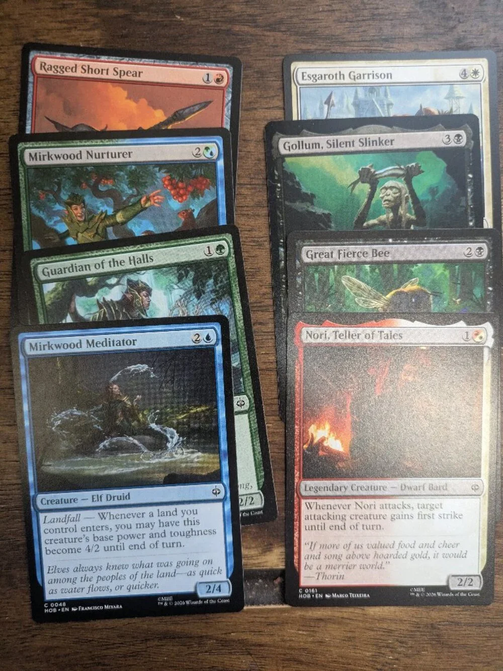 lot of 72 Magic the gathering Commons The Hobbit HOB